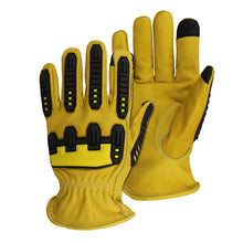 Load image into Gallery viewer, Total Protection: Water, Cut & Impact Resistant Top Grain Cowhide Gloves