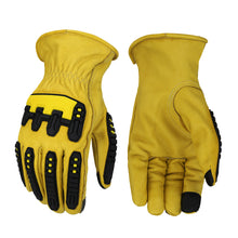 Load image into Gallery viewer, Total Protection: Water, Cut & Impact Resistant Top Grain Cowhide Gloves
